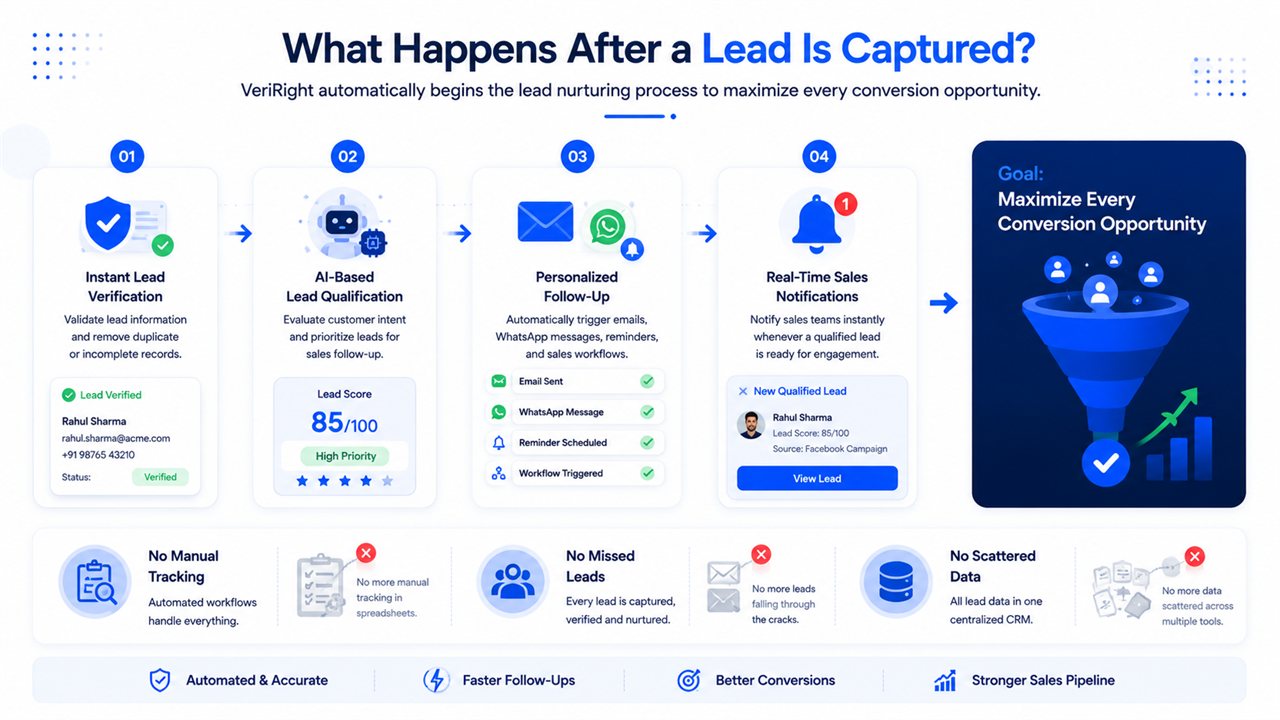 What happens after a lead is captured